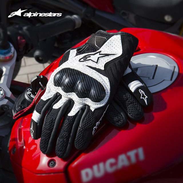 astar alpinestars motorcycle riding gloves summer motorcycle rider equipment leather gloves men SMX-1 v2
