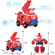 Audi Double Diamond Super Wings Transformation Robot Q Version Fit Mecha Ledi Toy Gift Mini Children Male