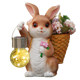 Cute rabbit flowerpot solar cloth landscape light garden outdoor courtyard kindergarten decorative ornaments succulent potted plants