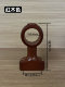 Old -style bold 35mm curtain rod solid wood support frame support holding wall single bracket fixed accessories hole distance 4cm