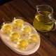 Disposable tea cup tea set household thickened cup hard plastic water cup wine cup kung fu tea transparent custom aviation cup