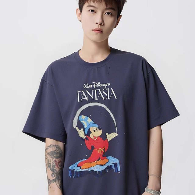 Saint Michael Fantasy Mickey Vintage Washed Retro Aged Loose VTG