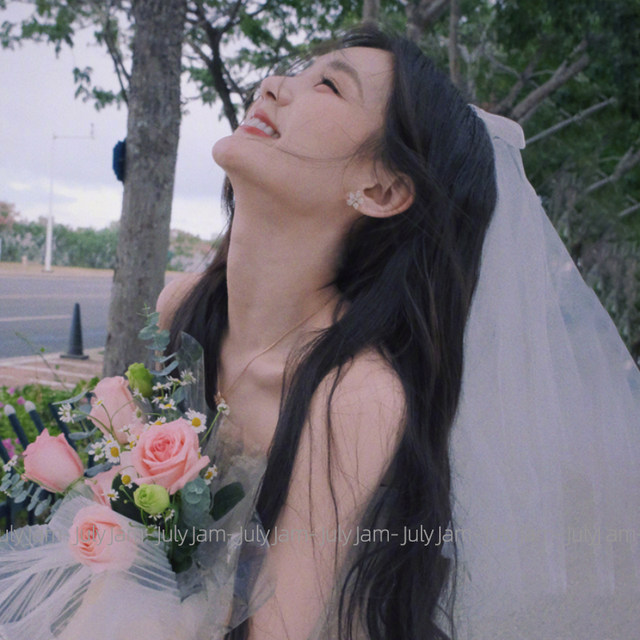 Li Yitong's same bow proposal proposal, small gauze hair clip, wedding photo reception certificate register, panton gauze bride hair accessories