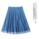 Denim skirt Spring and Autumn New Foreign Trade Women's Fashion Age-reducing Natural Waist Zipper Furted Tassel Skirt 30093
