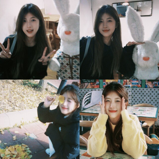 Photograph self-deprecating bear disposable film camera roll student niche birthday gift girl girlfriend