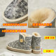 2025 new snow boots for women, fur integrated short-tube women's shoes, non-slip short boots, winter velvet cotton shoes, fashionable