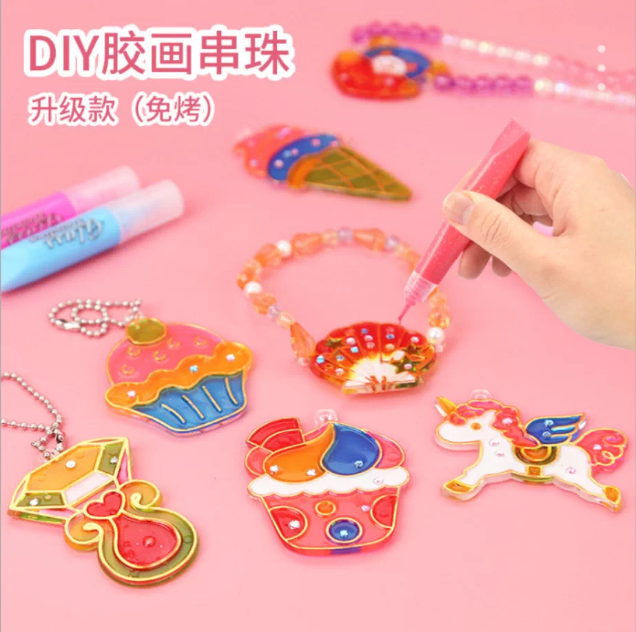 兒童diy免烤膠畫手工製作材料包烤畫顏色塗鴉填色男 兒童diy免烤膠畫手工製作材料包烤畫顏色塗鴉填色男
