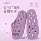 Bathroom slippers for women in summer, indoor, home silent hollow bath quick-drying leaking non-slip thick-soled sandals for men
