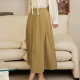 gcrues skirt for women in spring and autumn mid-length 2025 new style covers hips and makes them look slim A-line spring and autumn pleated skirt for mid-skirt for mid-skirt for mid-skirt for mid-skirt for mid-skirt for hips.