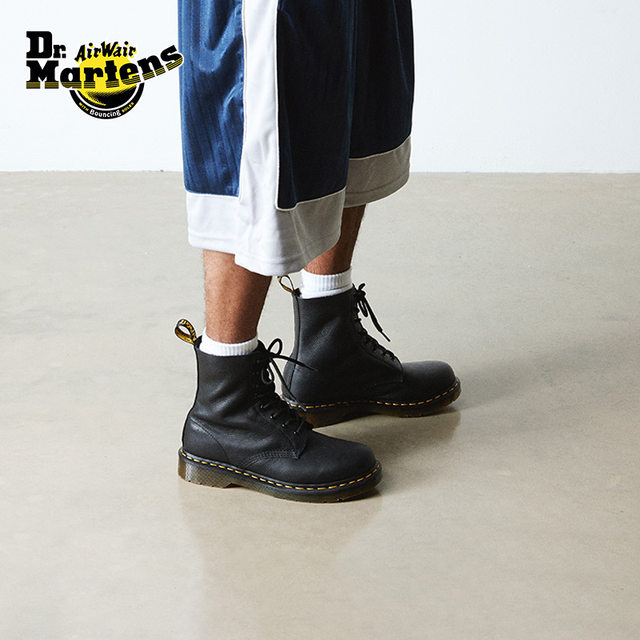 Dr.Martens Dr. Martin 1460 Virginia British style men's and women's winter litchi pattern soft leather Martin boots