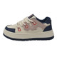 Popular Dexun thick-soled sneakers for women in autumn and winter, versatile super hot white shoes 2025 new Korean casual sports shoes