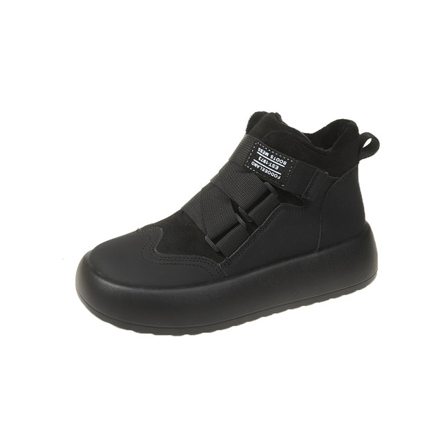 Women's thick-soled shoes, popular 2025 new women's plus velvet women's shoes, sports and leisure dad Forrest shoes, trendy sneakers