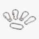 304 316L stainless steel spring buckle insurance gourd mountaineering simple dog chain oval -shaped nut with circle egg hook