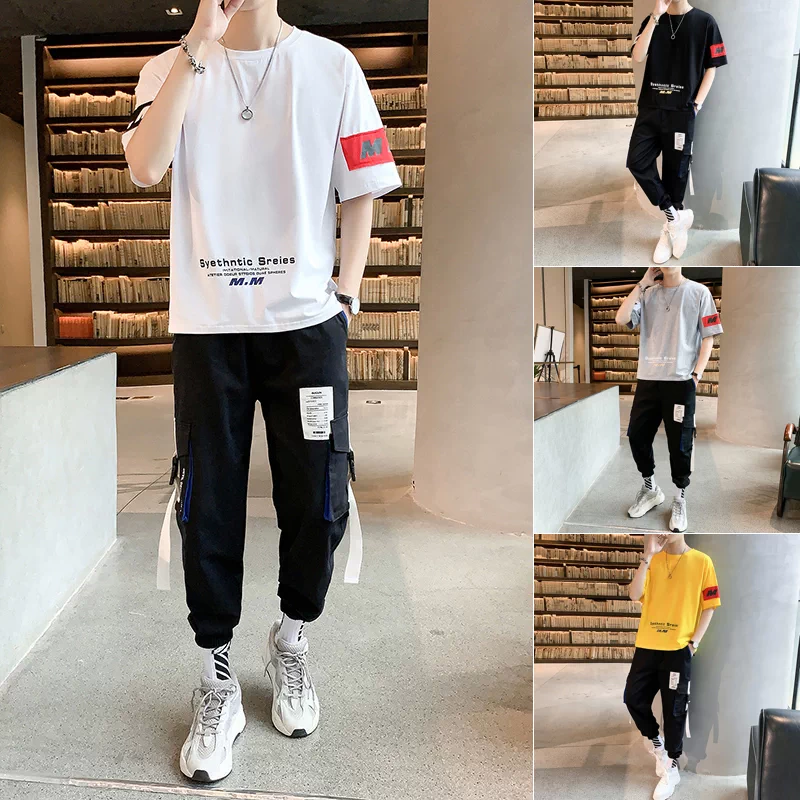 型男穿搭男装指导夏季潮男搭配一套衣服微胖潮