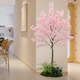 Simulation romantic cherry blossom simulation green plant living room decoration bionic plant home decoration cherry blossoms plastic cherry blossoms

