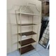 Promotional foreign trade original American retro iron wooden five-layer storage rack 65*33*170cm