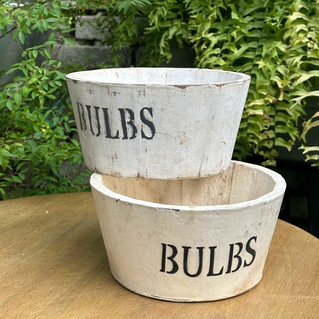 Foreign trade orphan American country style retro printed wooden round bucket basin