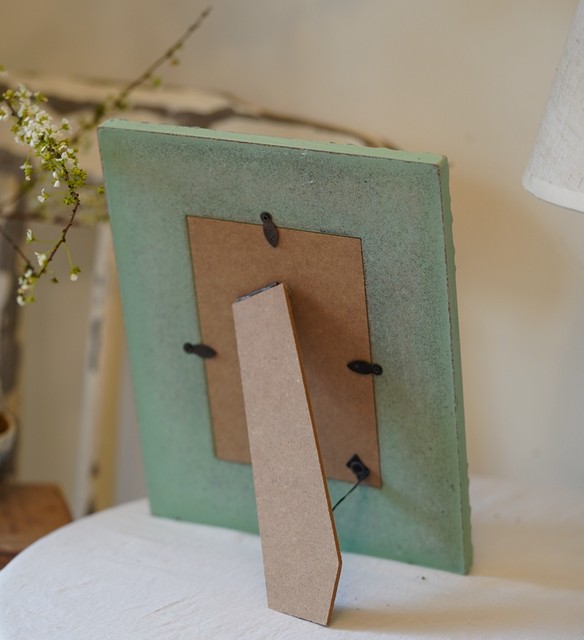 Original foreign trade order American country style retro distressed wooden 6-inch/7-inch vertical photo frame can be placed horizontally or vertically