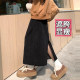Large-size corduroy skirt for women in spring, autumn and winter 2025 new small skirt A-line straight long skirt fat mm
