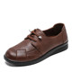Loafers for women 2025 new one-on-one large size women's shoes with soft soles, comfortable and not tiring for middle-aged and elderly mothers' shoes