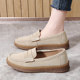 Loafers Women's 2025 Autumn New Large Size Women's Shoes One-Piece Soft Soled Comfortable Peas Shoes Not Tiring Feet Mom's Shoes