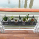 Flower stand, balcony suspension guardrail window sill flower pot, flower pot hanging flower pot, flower pot, polygonal flesh -and -ferrous iron rack