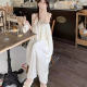 Seaside holiday small fresh tube top dress dress female Xia Xianqi Super Fairy Mori beach skirt temperament long skirt