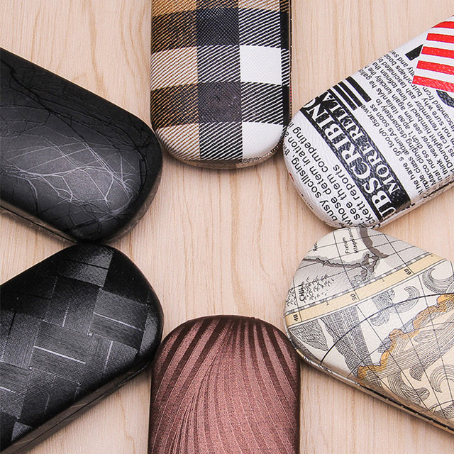 Glasses box advanced sensory male anti -pressure, portable light Japanese face value retro student myopia, sunrise eye sunglasses female