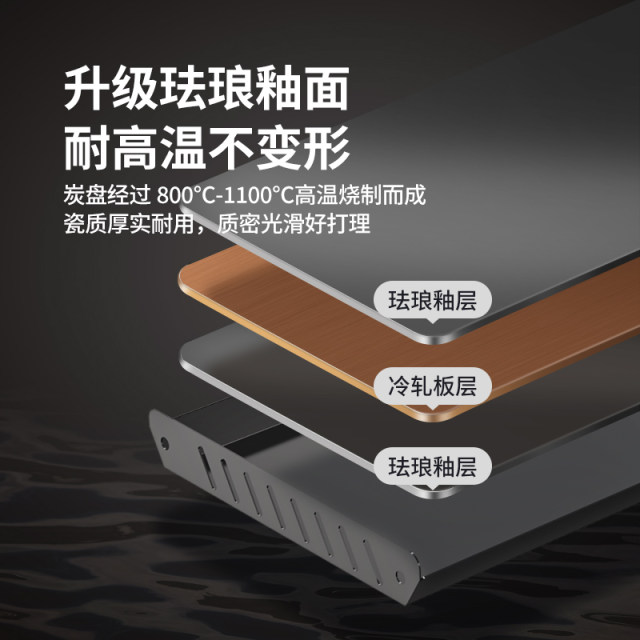 Naturehike Mo Shi tobacco desktop barbecue stand outdoor camping portable charcoal grilled meat stove barbecue stove

