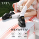Shen Yue same TATA he and she predict the thick heel loafers women's shoes British JK small leather shoes 25 new 7GZ21AA5