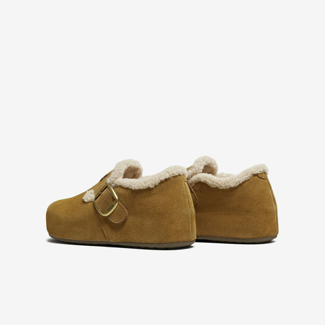 TATA plus velvet Birkenstock shoes 2025 winter new furry women's shoes snow boots warm cotton shoes 4XN03DM5