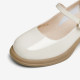 TATA He and her white Mary Jane shoes for women thick heels small leather shoes for women spring new single shoes for women WGB05AQ5
