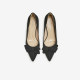 TATA, her French temperament high -heeled shoes female black dinner shoe light mouth single shoes 2024 autumn new model UAN02CQ4