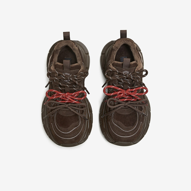 
TATA women's shoes 2025 winter daddy shoes thick-soled casual shoes thick-soled heightening sports shoes 5RB03DM5