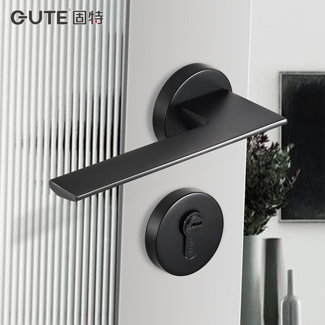 Gutet Nordic style indoor door lock bedroom magnetic suction static ...