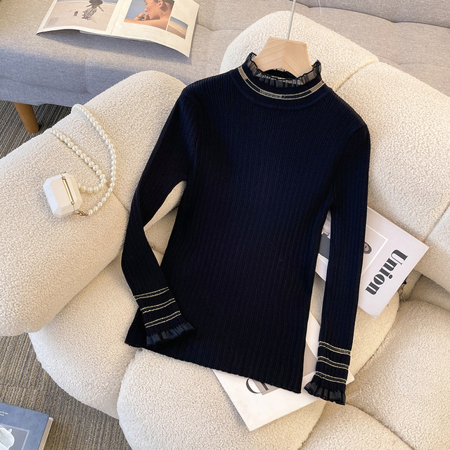 Middle-aged fat mothers autumn and winter new Chinese style knitted vest three-piece set middle-aged ladies wide-leg pants suit women