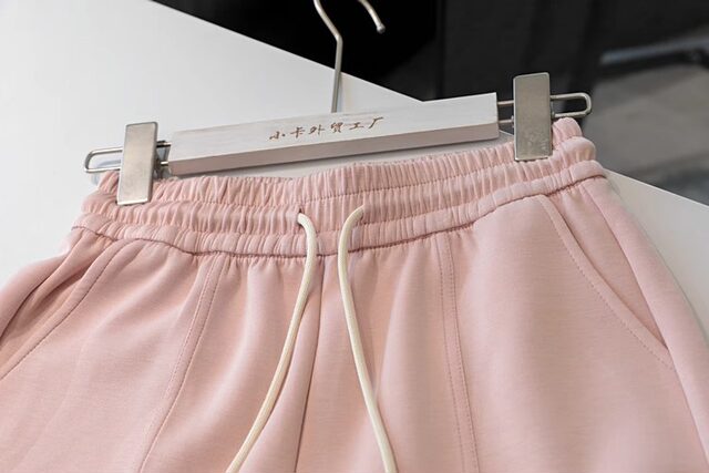 Cloud air layer gray sports shorts for women in summer wide-leg jogging fitness high waist A-line loose casual mid-sized pants