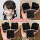 Children's black rubber bands without hurting hair High elastic hair ring female baby tie hair rope