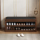 Solid wood shoe rack new Chinese -style shoe stool door at the door of home shoe cabinet multifunctional storage stool test shoe stool to house shoe rack stool
