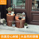 Fake log piles, simulated tree stumps, decorative wood piers, hollow forest fir wood piles, landscape home display windows, small wood piles