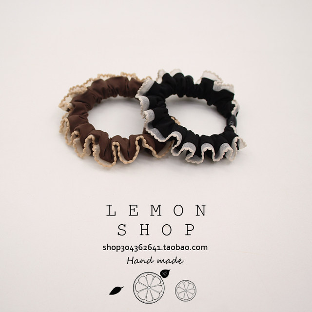 
Korean sweet small intestine hair ring large intestine hair rope high-end hair accessories Korean style hair tie rubber band headband hair accessories