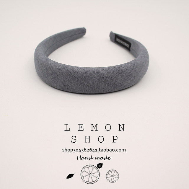 
Korean style simple hairband for women with high skull and hair volume, face wash headband 2025 new style high-end hairpin wide version headwear