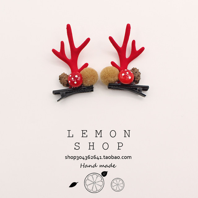 Christmas Day headdress Santa Claus, Santa Claus, a deer -hug adult on the hair hoe, children's Christmas card, jewelry headband
