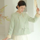 New autumn and winter women's Chinese dress, slim white skirt, new Chinese style, versatile plus pleated gauze skirt, half-body long skirt