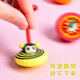 Gyro toys children boy wooden rotating small gyro pressure relief toys manual turn girls hand-turn vintage hand-roll