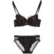 Japanese girl sexy underwear women's thin small breasts push-up without rims pure desire cute sweet lace bra set