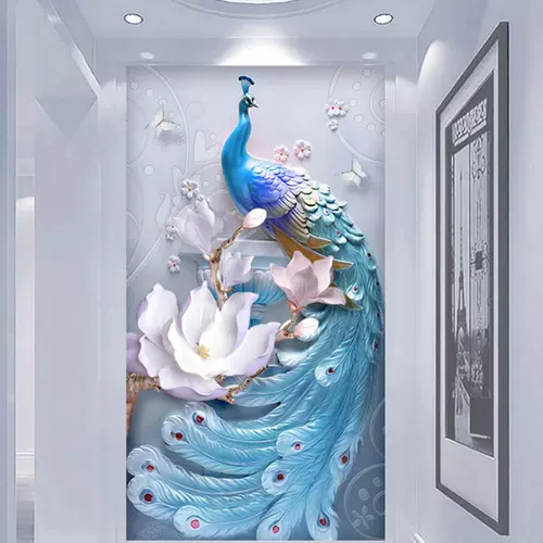 孔雀壁纸家用 新人首单立减十元 22年2月 淘宝海外