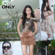 
ONLY summer work style slimming pocket A-line short skirt leather skirt skirt women 12449M003