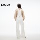 
ONLY2025 summer new style wide shoulder strap loose straight pants classic age-reducing overalls trousers casual pants for women