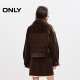 ONLY winter fashion retro corduroy long-sleeved short-sleeved cotton jacket for women 124422005